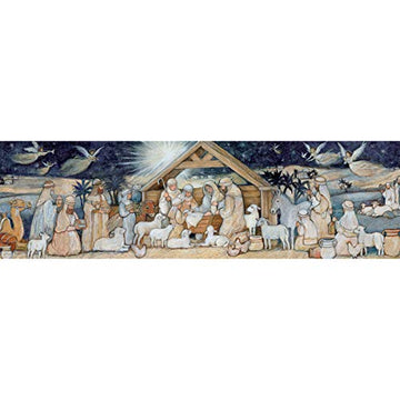 Lang Nativity Set Puzzle - 750 PC Panoramic, Cardboard, Multicolor, Model 5041023