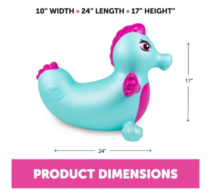 Waddle Bouncy Animal Hopper - Inflatable Hopping Animals, Indoors And Outdoors Toys, Kids, Toddler Toys, Pump Included, Riding Toys For Boys And Girls Ages 2 Years And Up