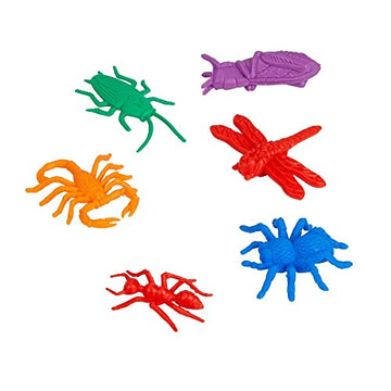 Excellerations Math Manipulatives Set Of 144 Bug Counters 1-1/2 Inches -2 Inches, Stem Educational Toy For Mathematics, Preschool (Item # Buggy)