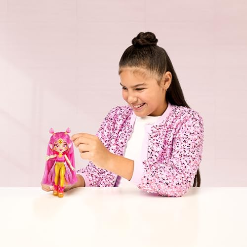 Magic Mixies Pixlings Shimmerverse 6.5 Doll - Create & Mix Magic Potion to Reveal Pheona The Phoenix, Multicolor Fashion Toy