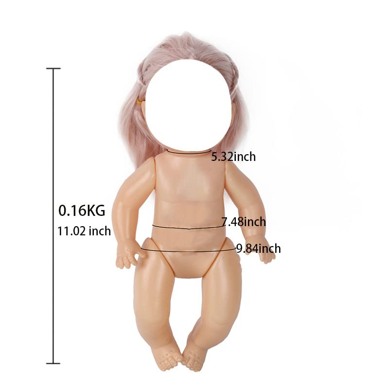 Jing Show Bussiness 6 Sets Baby Doll Clothes For 10-12 Inch Girl Doll, Doll Clothes Dress Outfits Headbands Accessories Fits 10 11 12Inch Baby Doll