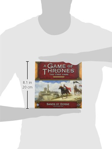 Fantasy Flight Games A Game of Thrones LCG: The Sands of Dorne Deluxe Expansion, Medium Size, Black, Model GT30