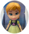 Amarina Packed In Clear Box For Gift Frozen Mini Poseable 3.5 Inches Doll Choose From All 14 Style Frozen Characters (Anna Green