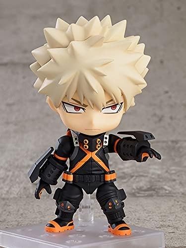 Good Smile My Hero Academia: Katsuki Bakugo (Stealth Suit Ver.) Nendoroid Action Figure,Multicolor