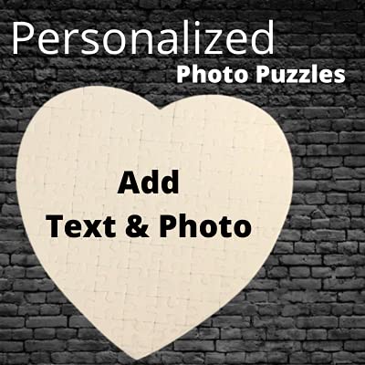 Personalized Photo Puzzles (Heart Shape, 75Piece, 8X8In.)