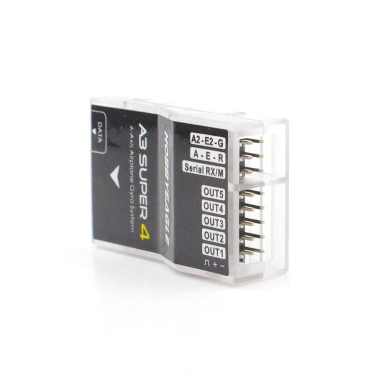SoloGood HOBBYEAGLE A3 Super 4/6-Axle Airplane Gyro Flight Controller Stabilizer RC Plane Gyro Stabilizer for RC Fixed-Wing Airp
