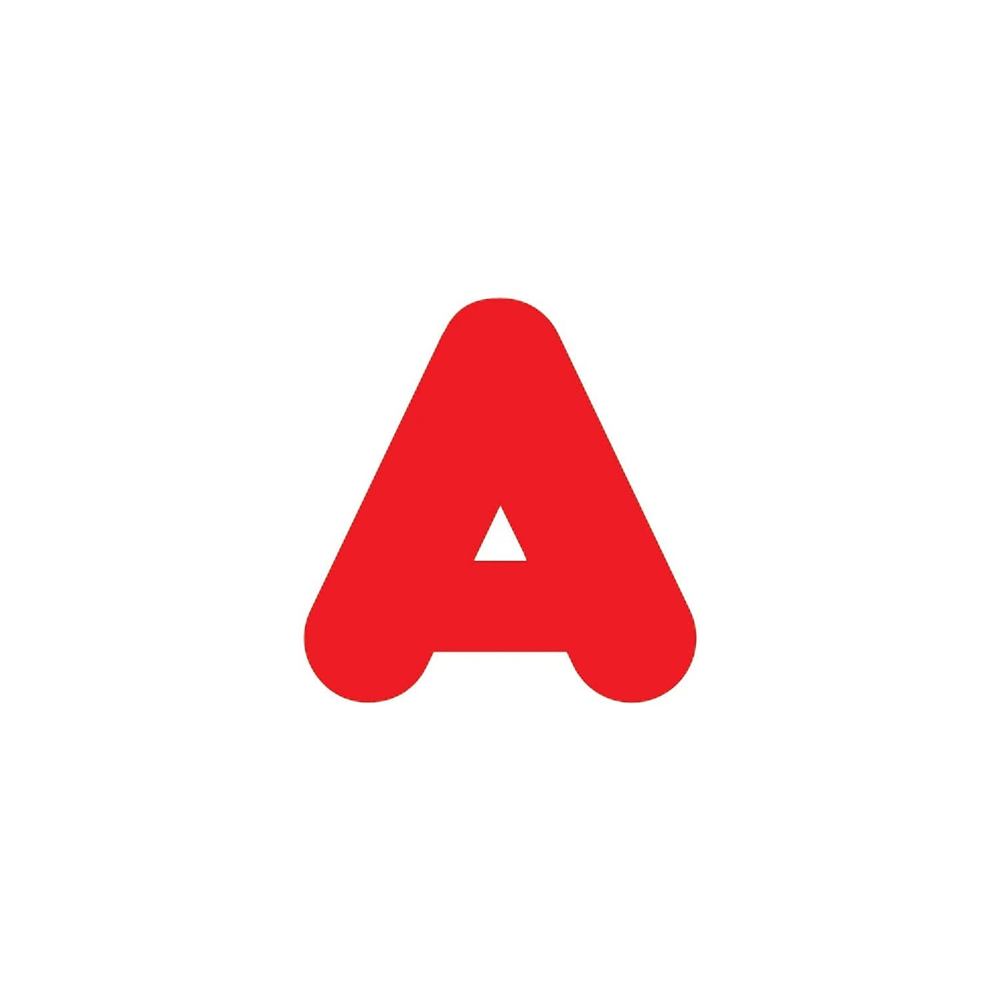 Trend T79902 Ready Letters Casual Combo Set, Red, 4'H, 182/Set