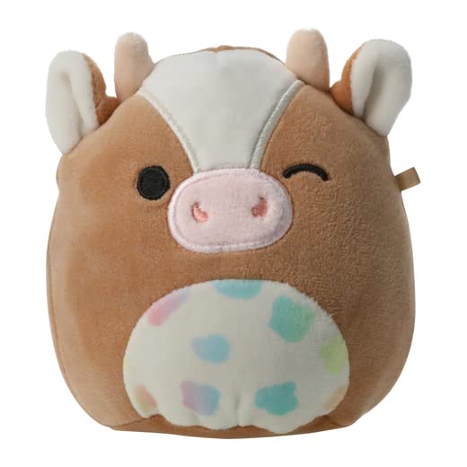 Squishmallows Kellytoy 2023 Easter Griella The Cow 5 ' ' Brown
