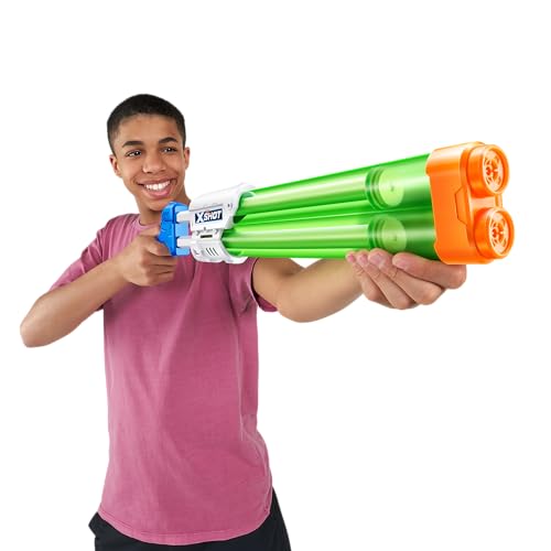 X-Shot Large Dual Stream Water Blaster 2 Pack - Ultimate Water Toy for Kids, Teens & Adults - Perfect for Summer Fun