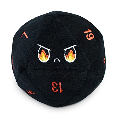 Teeturtle - Classic Plushie - D20 - Starry Eyes + Fire Eyes