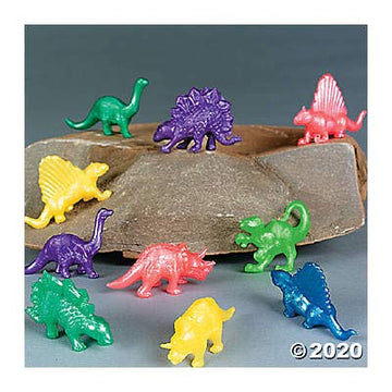 Fun Express Pearlized Squishy Dinosaurs - Goodie Bags, Handouts And Birthday Party Favors Toys - Vbs Vacation Bible School Suppl
