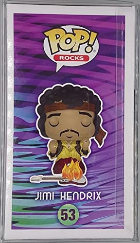 Funko Pop Rocks Jimi Hendrix Monterey Pop! Exclusive Vinyl Figure, 3.75 inches, Brown, Model Abysse Corp_BOBUGU661