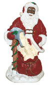 Ebony Treasures African American Santa Getting Mail