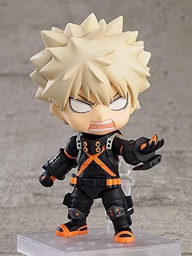 Good Smile My Hero Academia: Katsuki Bakugo (Stealth Suit Ver.) Nendoroid Action Figure,Multicolor