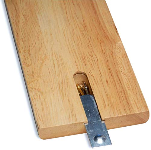 We Games Competition Cribbage Set - Solid Wood Sprint 2 Track Board With Metal Pegs