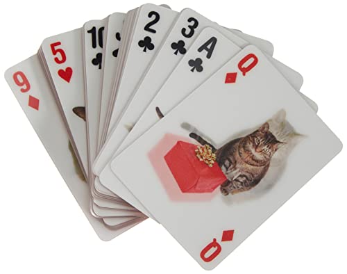 Kikkerland Playing Cards, Cat Lenticular