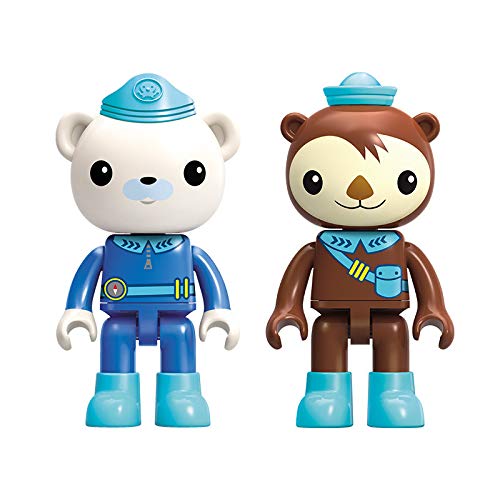 Baseplates For Age 6+ Building Block Ocean Adventure Octonauts Gup-A Deluxe Vehicle Playset & Barnacles 323Pcs Building Brick Se