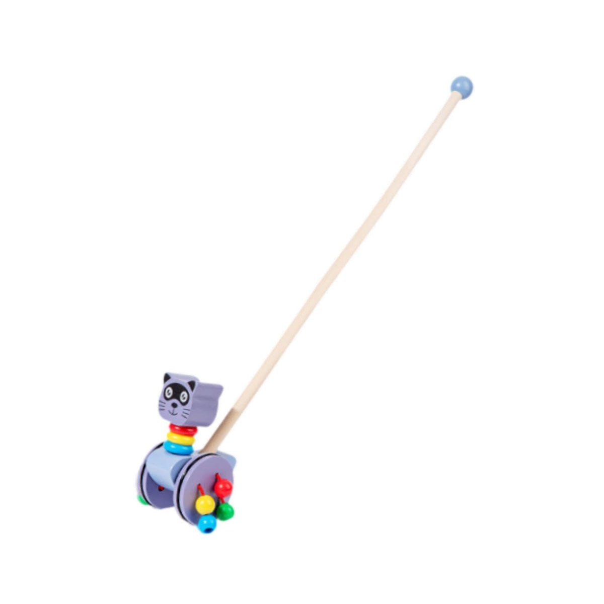Atorse Push Along Walking Develops Motor Skills Wooden Push Toy For Kids Girls Boys Cat|Baby | Toys For Baby | Developmental Bab