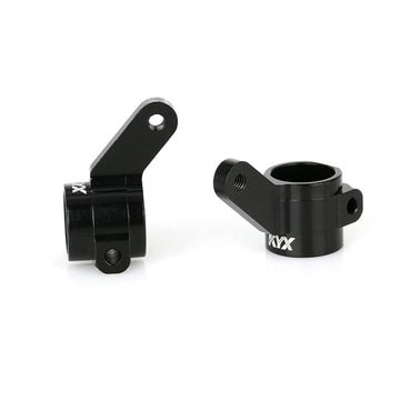 KYX Racing CNC Machined Aluminum Steering Blocks Left & Right Steering Knuckles Upgrades Parts Accessories for RC Crawler Car Tr