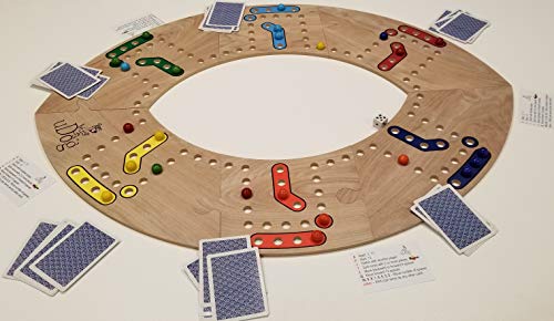 uDog Board Game - Handmade Wooden Game for 2-12 Players | Durable, Classic Fun for Family Game Night | USA Made