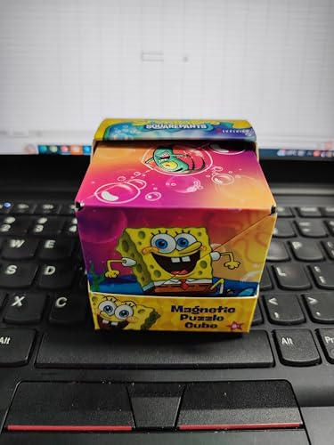 SHASHIBO Spongebob Squarepants Shape Shifting Box - STEM Magnetic Fidget Cube That Transforms Into Over 70 Shapes, Download Fun