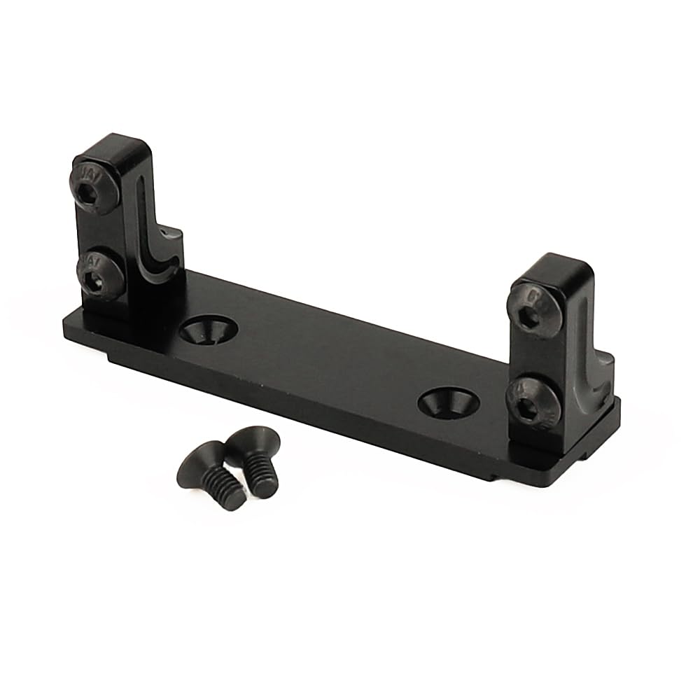 RZXYLRC 1/10 Metal Alloy Front Axle Servo Mount Holder Servo Fixed Bracket for AXI03004 Capra 1.9 RC Car Alloy Upgrade Parts (Bl