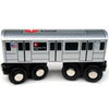Muni Pals Munipals New York City Subway Wooden Railway (A Division/Irt) 1 Train/Broadway-7 Avenue Local–Child Safe And Tested Wood Toy Train
