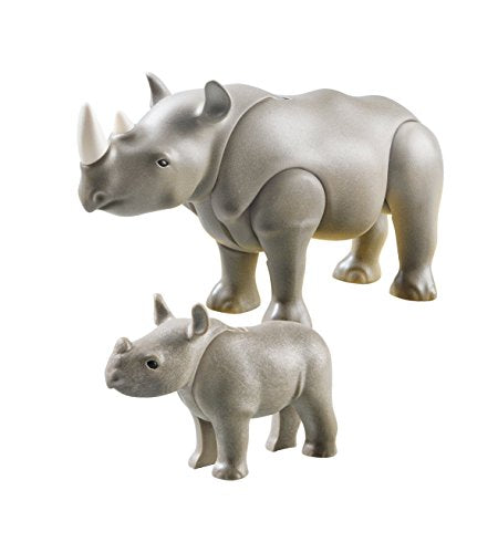 Playmobil Rhino With Baby Building Kit