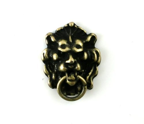 Dollhouse Miniature 1:12 Scale Antique Lion Head Knocker #S3077a