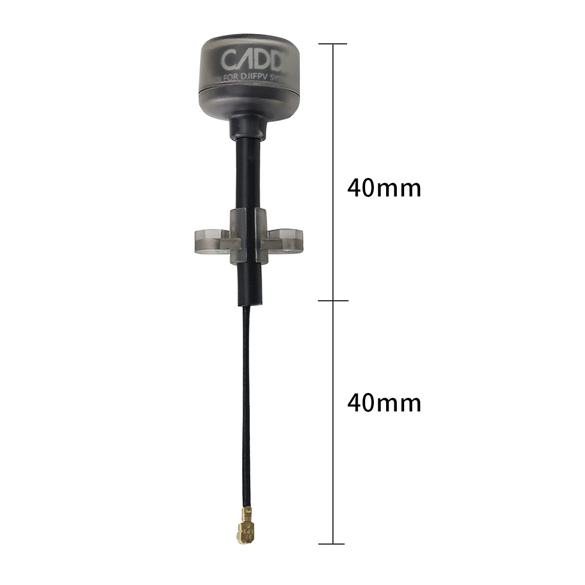 2pcs CADDX Vista FPV Antenna 5.8G 2.5DBi High Gain IPEX for RC FPV Racing Drone Airplane (80mm)