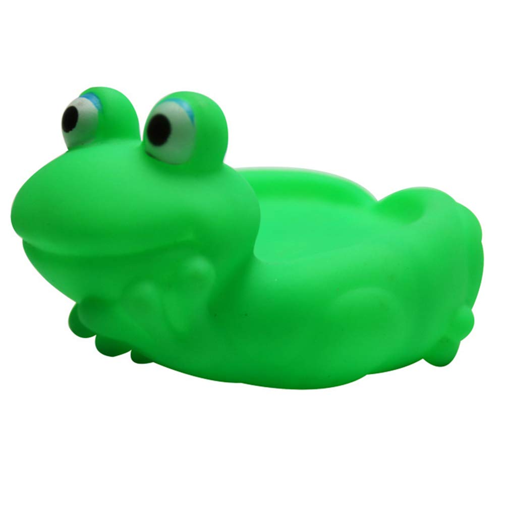 Tomaibaby 1 Set/7Pcs Frog Bath Toys, Frog Family Bath Sets Floating Bathtub Toys For Kids Baby Bath Toys