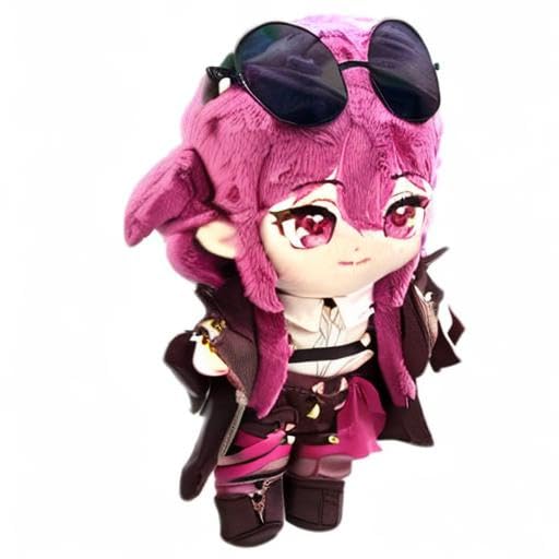 Calembou Anime Plush Dress Up Doll Cute Chibi Figure Plushies 20Cm Soft Chinese Cotton Dolls Collectible Gift For Honkai Star Rail Fans (Kafkadoll)