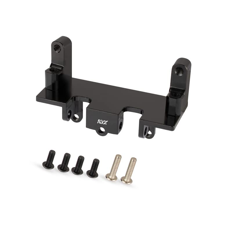 KYX Racing CNC Machined Aluminum Front Axle Servo Mount Linkage Upgrades Parts Accessories for 1/18 RC Crawler Car Axial Capra U