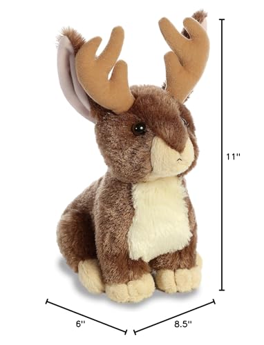 Aurora® Adorable Flopsie™ Jack A Lope Stuffed Animal - Playful Ease - Timeless Companions - Brown 12 Inches
