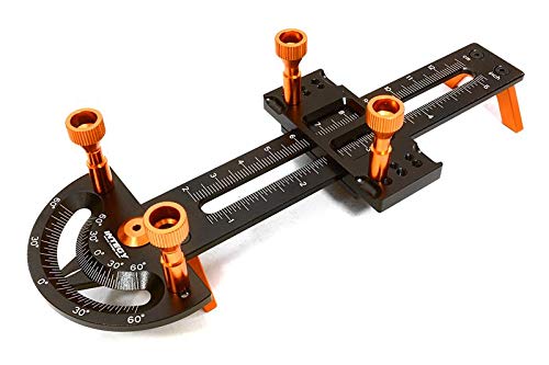 Integy RC Model C27083ORANGE Links, Push Rods & Shocks Matching Tool 28-122mm for 1/18, 1/16 & 1/10 Scale