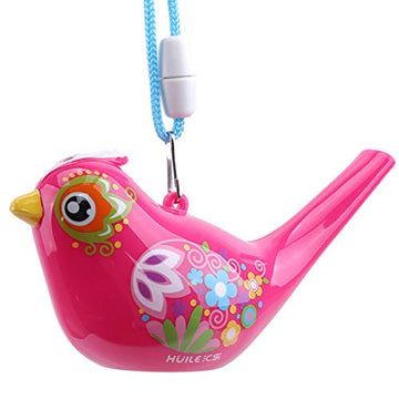 Tovip 1Pcs Coloured Drawing Water Bird Whistle Bathtime Musical Toy for Kids Early Learning Educational Children Gift Toy Musica