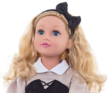 Little Adventures Sleeping Beauty Day Princess Doll Dress With Headband - Doll Not Included - Machine Washable Child Pretend Play And Party Doll Clothes With No Glitter Brown