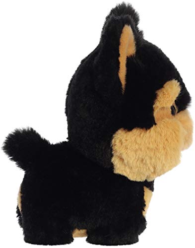 Aurora® Playful Teddy Pets™ Yorkie Stuffed Animal - Unique Design - Endless Play - Black 6.5 Inches