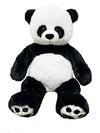 Anico 36' Tall (3 Feet) Plush Panda Bear With Embroidered Paws And Smiling Face