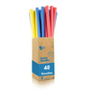 In The Swim 40-Pack, 2-Inch Diameter Standard Pool Noodles - Soft Large Foam Noodles For Extra Buoyancy - Floating Training Devi
