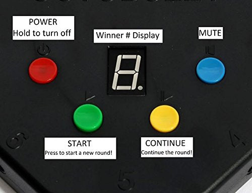 Trebisky Buzzer For Game Show, Educational And Classroom Quiz, Family Games Night, Jeopardy Trivia, Set Of 8 Led Light Answer Buzzers, System W/ 3Ft Cables(System 2Nd Gen)