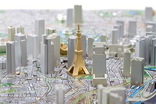 4D Cityscape Tokyo Time Puzzle - 3D City Model Building Kit for Ages 14+ - Fun Educational Gift for Puzzle Lovers