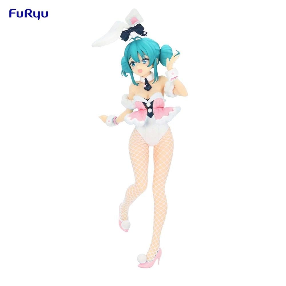 Furyu - Bicute Bunnies - Hatsune Miku White Rabbit Figure (Baby Pink Version)