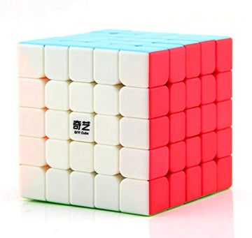 BestCube 5x5 Speed Cube Puzzle Toy - QiZheng S Model, Stickerless, Durable Abs Material