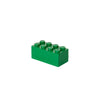 Room Copenhagen 40120634 Lego Mini Box, Brick 8, Dark Green