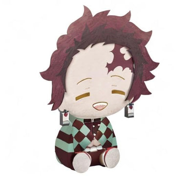 Banpresto Demon Slayer Tanjiro Kamado Plush - Medium Size, Multicoloured, Polyester, Model BP16611