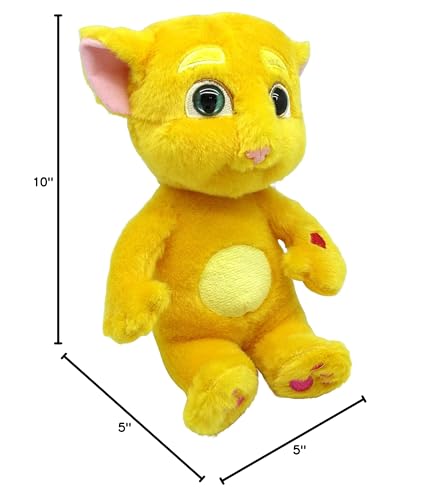 Relsy Talking Friends Minis Talking Ginger Sized 10' Animated Interactive Cuddly Plush Toy With Talkback 10 Inches / 25Cm Tall…