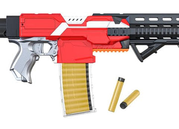 Skywin Electric Toy Shooting Kit - Automatic Game Toy Shooting For Boys With Foam And Soft Bullets (100 Darts) Shooting Game Toy