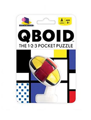 Brainwright - Qboid - The 1-2-3 Pocket Brain Teaser Fidget Puzzle