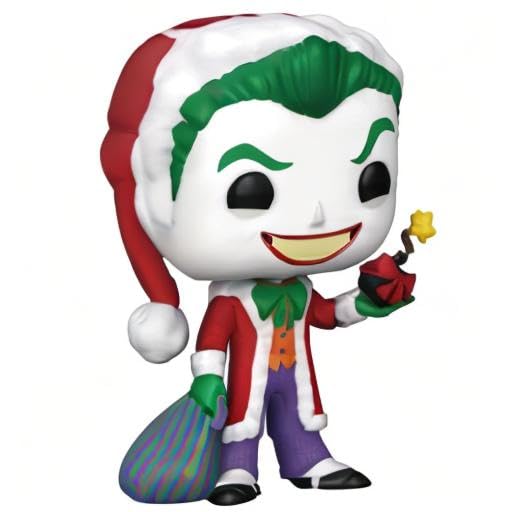 Funko Pop! DC Heroes Holiday The Joker as Santa Vinyl Figure 3.75" Multicolor Model 51071